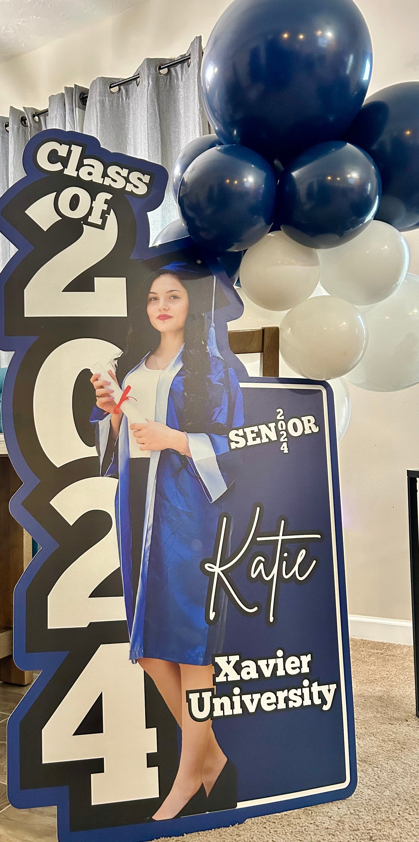 Picture Graduation Free-Standee Cutout ( 6.5ft) (Cardboard)