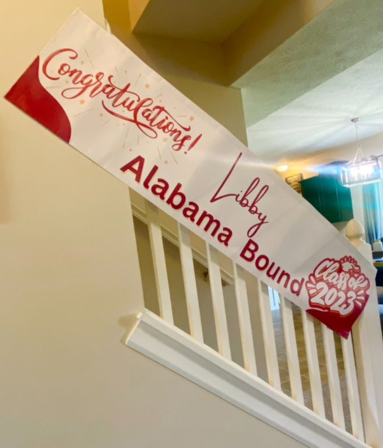 Hanging Banner Sign (5' x 14") 2 Pack