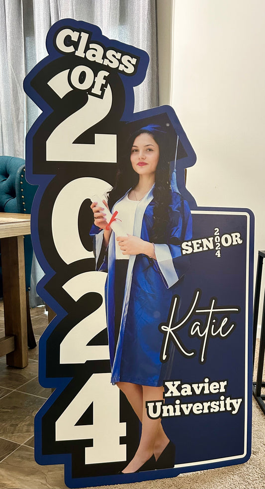 Picture Graduation Free-Standee Cutout ( 6.5ft) (Cardboard)