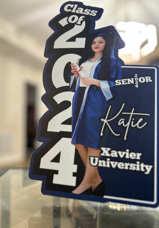 Graduation Table Top Free-Standee Sign Cutout Set (15 Pieces)