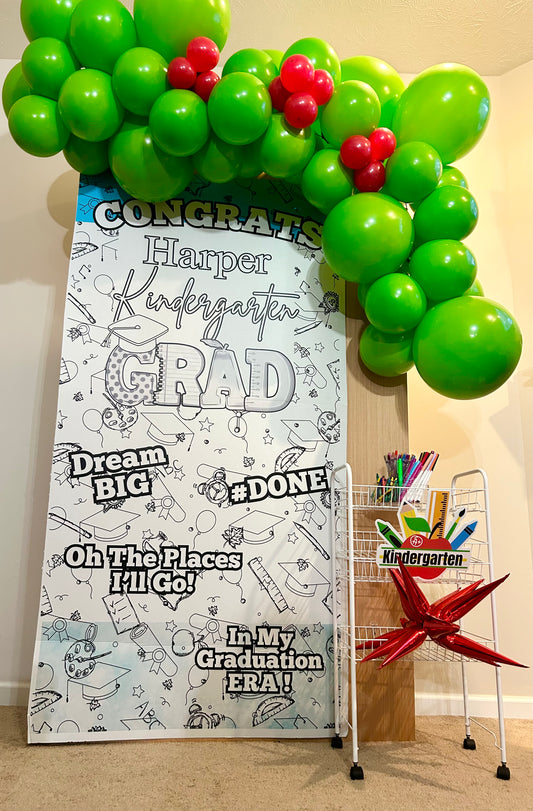 Graduation JoyFull Coloring Wall Experience ------ 3 hour Rental