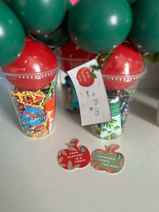 Joyful Starbucks Teacher's Appreciation Cups (3 Pack)