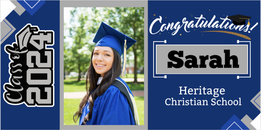 Graduation Hanging Banner Sign (4'x6')
