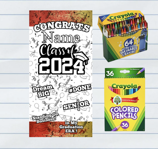 High School and College Graduation DIY/ Color Wall